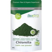 Foto van Biotona Chlorella raw powder bio