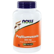 Foto van NOW Psylliumvezels 500 mg