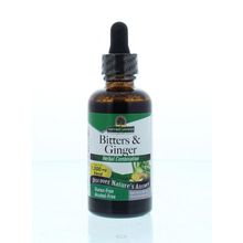 Foto van Natures Answer Gember & bitterstoffen extract 1:1 alcvrij 1000mg
