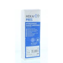 Foto van Hekapres Hydrofiel gaaskompres 5x5 niet steriel