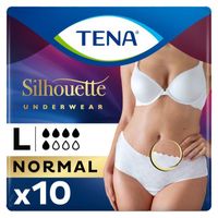 TENA Silhouette Normal Blanc - Lage Taille L