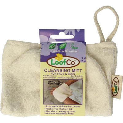 Foto van Loofco Washandje ongebleekt katoen bio