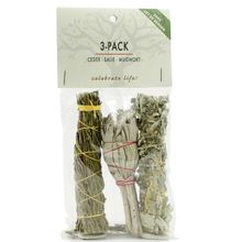 Foto van Volatile Smugde 3 pack witte salie ceder & mugwort