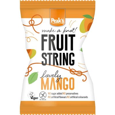 Peak`s Fruitsnoep string mango glutenvrij