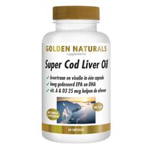 Foto van Golden Naturals Super cod liver oil