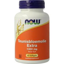 Foto van NOW Teunisbloemolie extra sterk 1300 mg