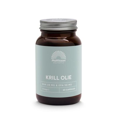 Mattisson Krill olie 500 mg Foto van Mattisson Krill olie 500 mg