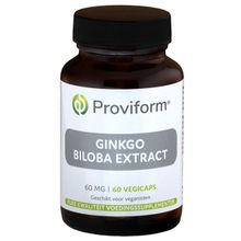 Foto van Proviform Ginkgo biloba 60 mg