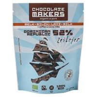Chocolatemakers Chocozeiltjes donkere melk 52% koffie & nibs