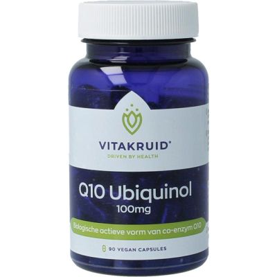 Vitakruid Q10 ubiquinol 100mg 90 vegicaps - Overige vitaminen/mineralen