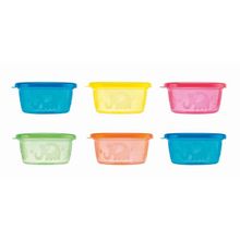 Foto van Nuby Snackkommetjes met deksel 300 ml