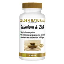 Foto van Golden Naturals Selenium & zink