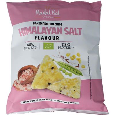 Foto van Madal Bal Protein chips himalaya zout bio