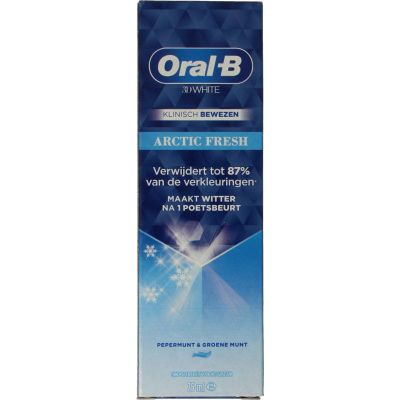 Foto van Oral B Tandpasta 3D white arctic fresh