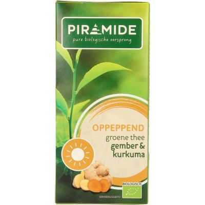 Piramide Oppeppend groene thee gember & curcuma