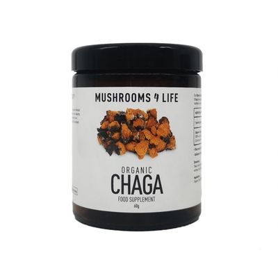 Mushrooms F Life Chaga poeder bio 60 gram - Algemeen