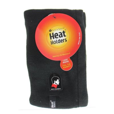 Heat Holders Mens neck warmer one size black 1 stuks - Kleding/ondergoed