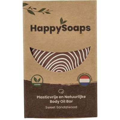 Happysoaps Body oil bar sweet sandelwood