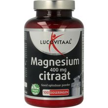 Foto van Lucovitaal Magnesium citraat 400mg poeder