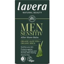 Foto van Lavera Men sensitiv aftershave balm bio