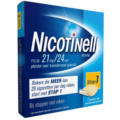 Nicotinell TTS30 21 mg Nicotinell TTS30 21 mg 7 stuks - Stoppen met roken