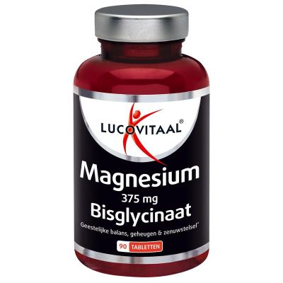Foto van Lucovitaal Magnesium 375mg bisglycinaat