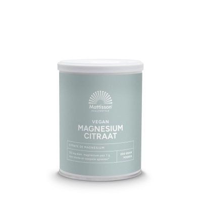 Mattisson Magnesium citraat poeder 15% Foto van Mattisson Magnesium citraat poeder 15%