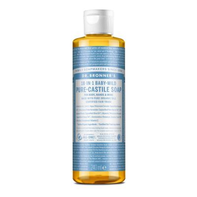 DR Bronners Liquid soap baby mild 240 Milliliter - Zeep