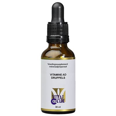 Vital Cell Life Vitamine AD druppels 30 Milliliter - Vitamine multi