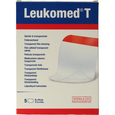 Leukomed T 8.0 x 10 cm steriel 5 stuks - Pleisters