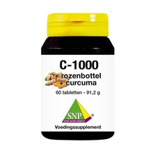 Foto van SNP Vitamine C + rozenbottel + curcuma 1000mg