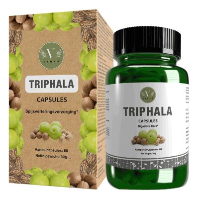 Vanan Triphala capsules Vanan Triphala capsules 60 capsules - Overige vitaminen/mineralen
