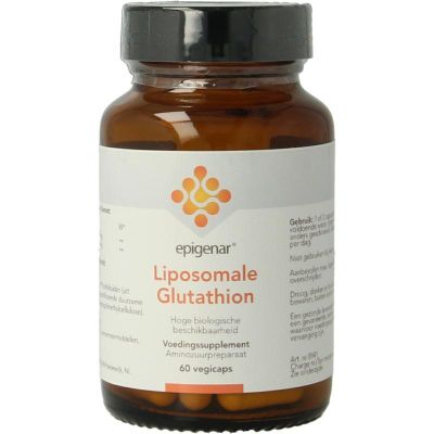 Epigenar Glutathion liposomaal 60 Vegetarische capsules - Overige vitaminen/mineralen