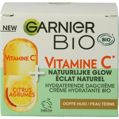 Garnier Bio dagcreme met vitamine C Garnier Bio dagcreme met vitamine C 50 Milliliter - Dagcreme