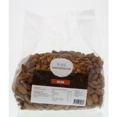 Mijnnatuurwinkel Bruine amandelen 1 kilogram - Overig reform/levensmiddelen
