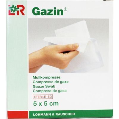 Gazin gaaskompres 5 x 5 cm steriel 5 x 2