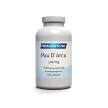 Foto van Nova Vitae Pau d arco 500 mg extract 5:1