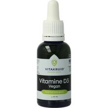 Foto van Vitakruid Vitamine D3 vegan druppels 25mcg / 1000 IE