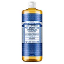 Foto van DR Bronners Magic pure castile soap pepermunt