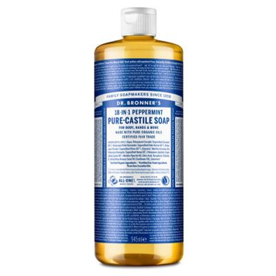 DR Bronners Magic pure castile soap pepermunt