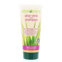 Optima Aloe pura shampoo aloe vera droog/beschadigd haar