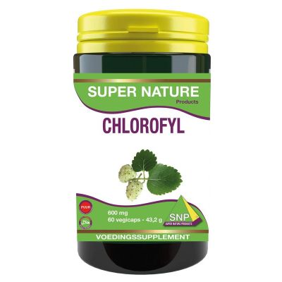 SNP Chlorofyl 600 mg puur 60 capsules - Fytotherapie