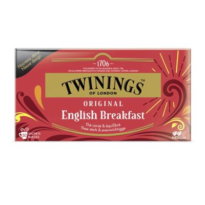 Twinings English breakfast envelop zwart