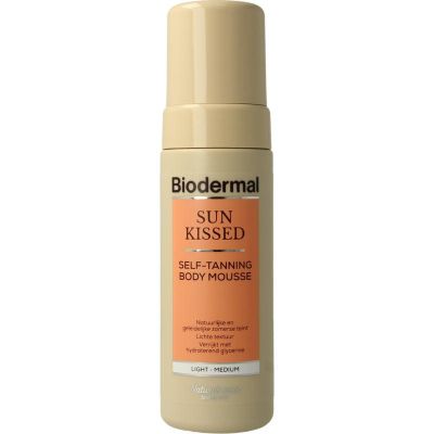 Biodermal Sunkissed self tanning body mousse 200 Milliliter - Bodycreme/gel/lotion