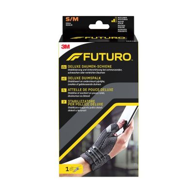Futuro Deluxe duimspalk S/M zwart 1 stuks - Overig sport