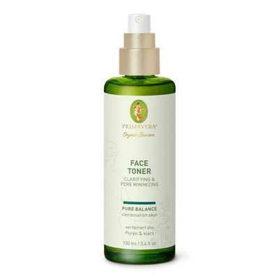 Primavera Face toner clarifying & pore minimizing Primavera Face toner clarifying & pore minimizing 100 milliliter - Reiniging