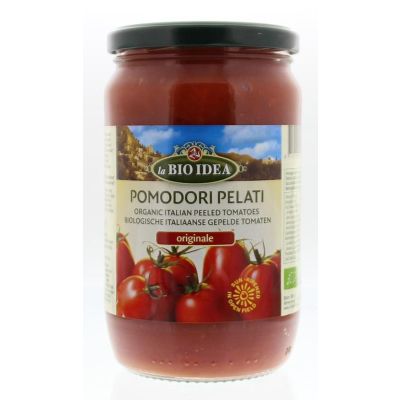 Bioidea Tomaten gepeld (glas)