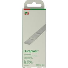 Curaplast Sensitive vingerpleister 2x12cm Foto van Curaplast Sensitive vingerpleister 2x12cm
