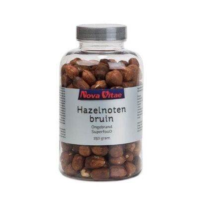Foto van Nova Vitae Hazelnoten bruin ongebrand raw