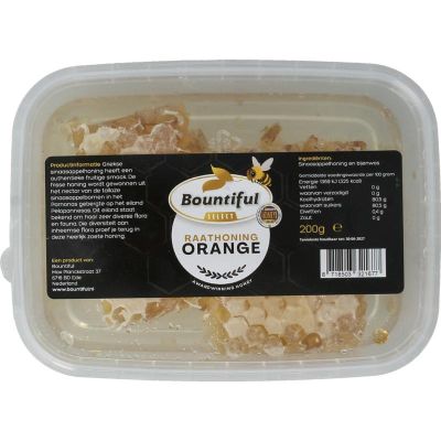 Bountiful Griekse honingraat sinaasappel Bountiful Griekse honingraat sinaasappel 200 gram - Voeding